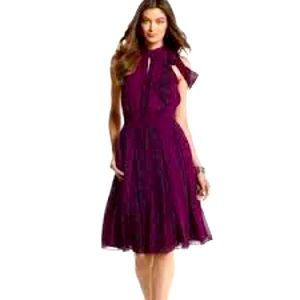 White House Black Market snake print halter dress